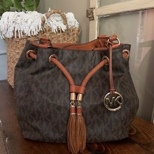 Michael Kors Drawstring Handbag